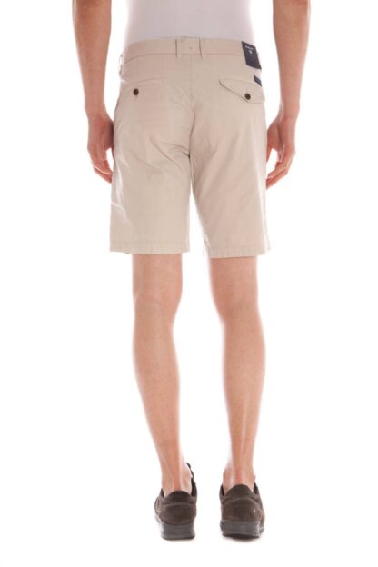 Gant - Beige Cotton Bermuda Shorts Classic Fit