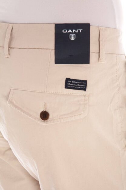 Gant - Beige Cotton Bermuda Shorts Classic Fit