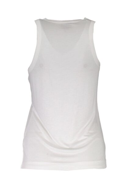 Just Cavalli - Elegant White Tank with Logo Detailing