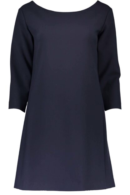 Gant - Elegant Blue Short Dress with 3/4 Sleeves