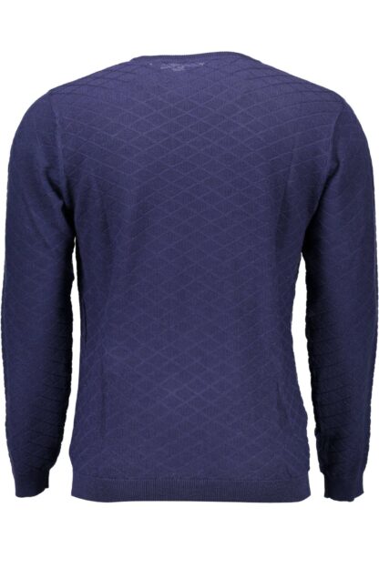 Gant - Chic Blue Round Neck Cotton Sweater