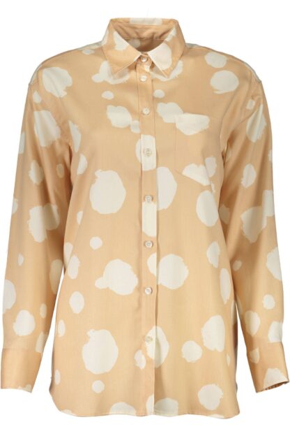 Gant - Chic Beige Long Sleeve Italian Collar Shirt