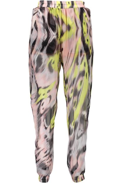 Just Cavalli - Chic Pink Elastic Waist Trousers