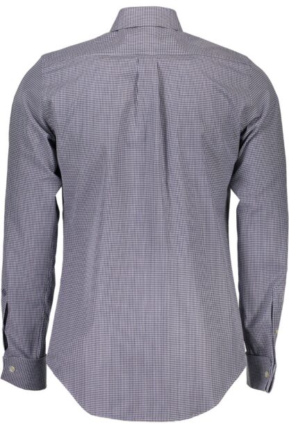 Gant - Elegant Blue Italian Collar Shirt with Long Sleeves