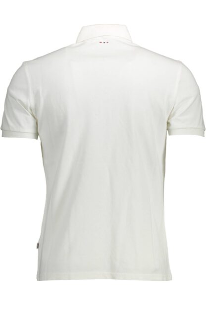 Napapijri - Elegant White Cotton Polo Shirt