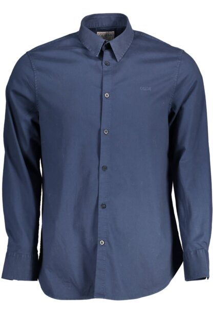 Guess Jeans - Sleek Cotton Slim Shirt with Italian Collar