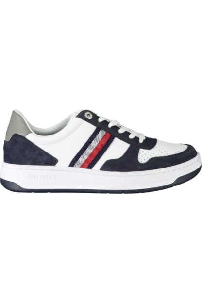 Tommy Hilfiger - Chic White Laced Sports Sneakers