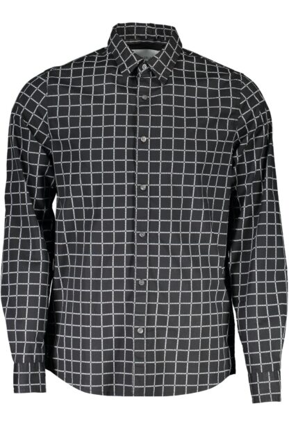 Calvin Klein - Elegant Slim Fit Long Sleeve Black Shirt