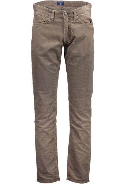 Gant - Beige Cotton Men Trouser