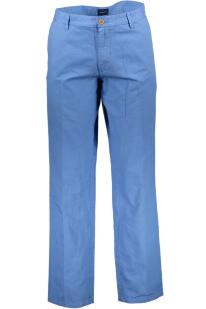 Gant - Elegant Light Blue Cotton Trousers for Men