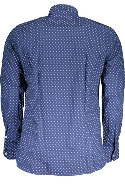 U.S. POLO ASSN. - Elegant Blue Long-Sleeve Slim Shirt