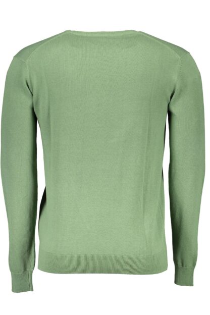 U.S. POLO ASSN. - Elegant Green Cotton Round Neck Sweater