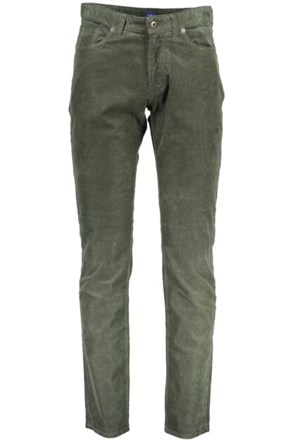 Gant - Elegant Green Cotton Trousers for Men