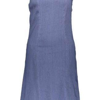 Just Cavalli - Elegant Wide Shoulder Dress with Round Neck