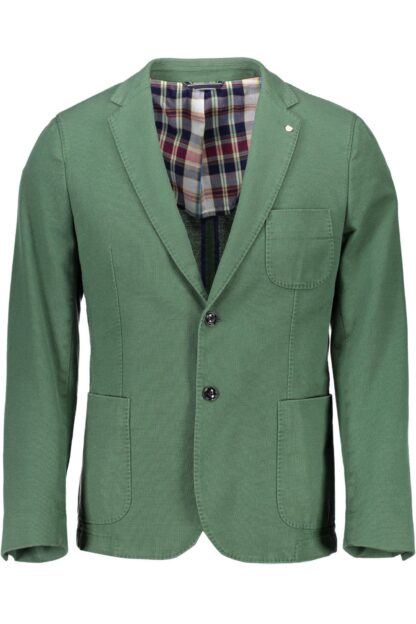 Gant - Elegant Green Cotton Classic Jacket