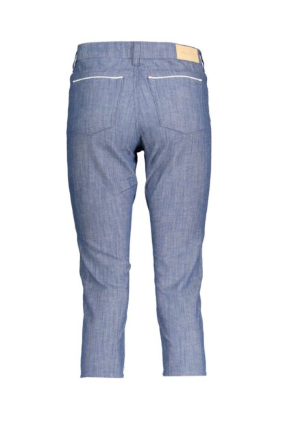 Gant - Sophisticated Blue Cotton Capris with Contrast Details