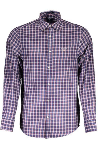 Gant - Elegant Blue Italian Collar Shirt