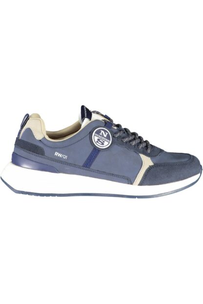 North Sails - Nautical-Inspired Leather Sneakers in Blue