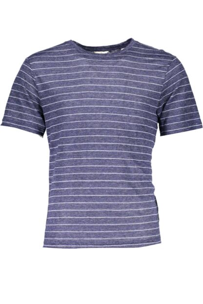 Gant - Elegant Blue Linen Tee for Sophisticated Style