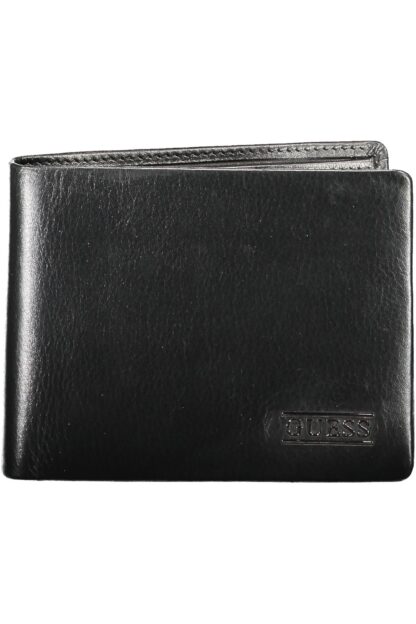 Guess Jeans - Black Leather Men Wallet