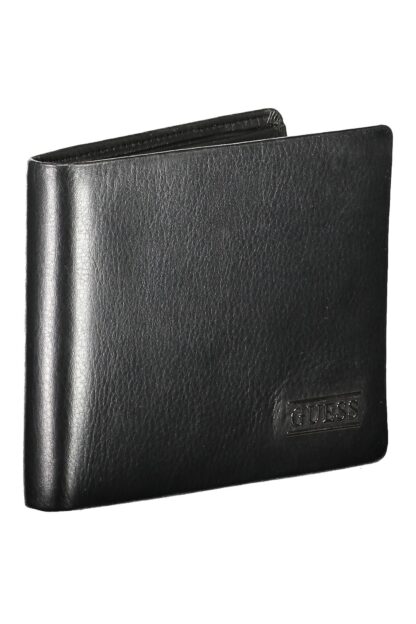 Guess Jeans - Black Leather Men Wallet