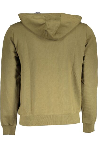 U.S. POLO ASSN. - Green Contrasting Hooded Sweatshirt