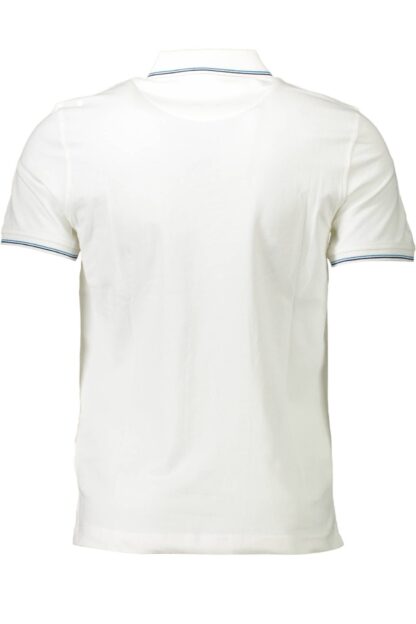 Harmont & Blaine - Elegant White Polo with Contrasting Details