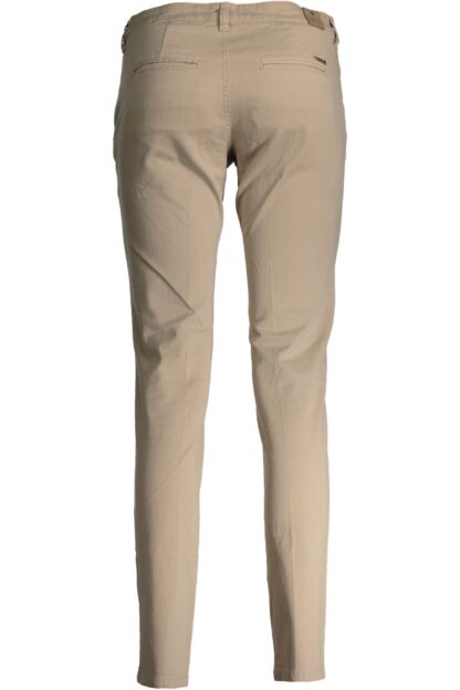 Guess Jeans - Elegant Beige Cotton Trousers for Women