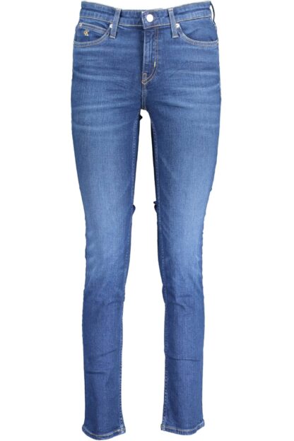 Calvin Klein - Chic Blue Cotton Jeans