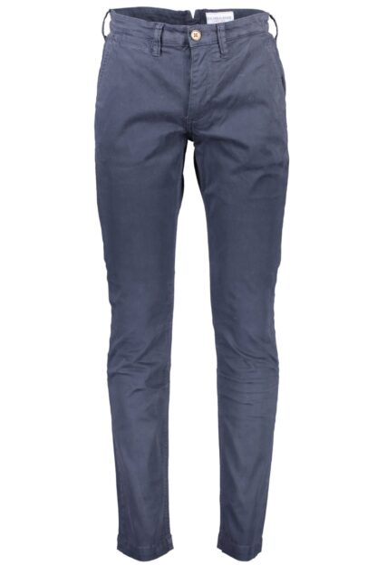 U.S. POLO ASSN. - Elegant Blue Cotton Trousers for Men