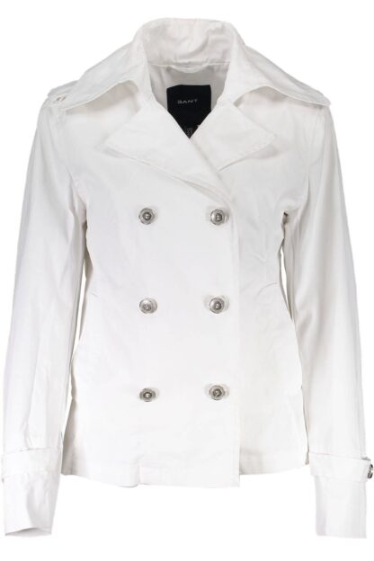 Gant - Chic White Sport Jacket with Elegant Button Detail