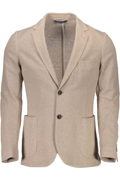 Gant - Elegant Beige Classic Cotton Jacket