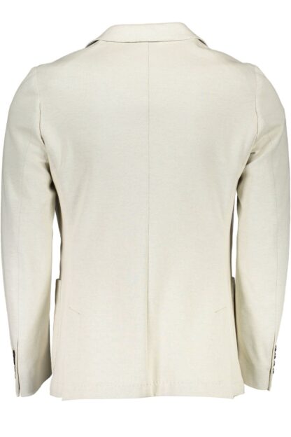 Gant - Elegant White Cotton Long Sleeve Jacket