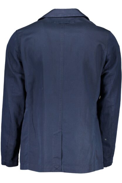 Gant - Sophisticated Blue Cotton Sport Jacket