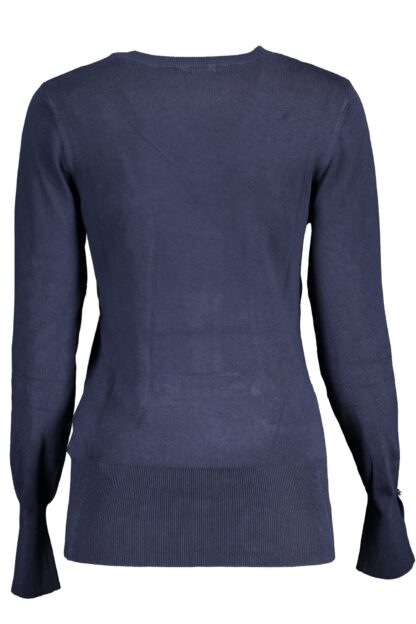 Guess Jeans - Chic Blue Guess Long Sleeve Logo Top