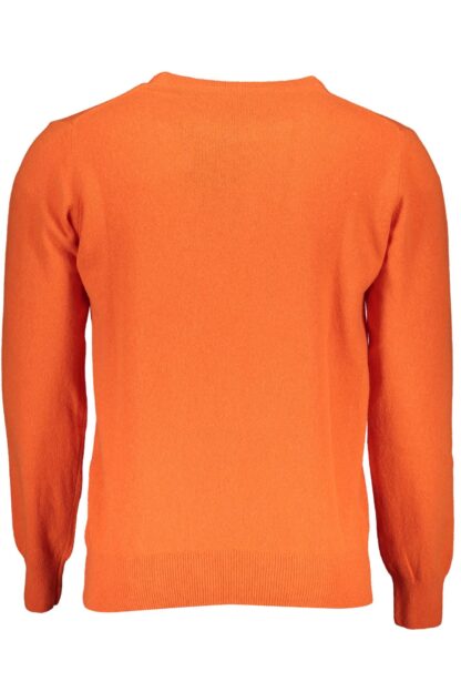 North Sails - Chic Orange Wool Sweater with Logo