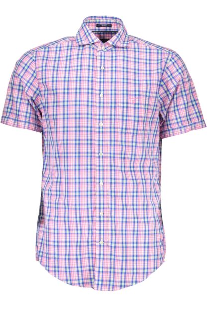 Gant - Classic Italian Collar Pink Cotton Shirt