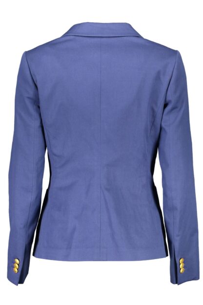 Gant - Chic Classic Blue Cotton Jacket