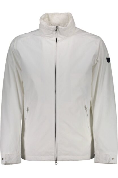 Gant - Chic White Cotton Sport Jacket with Hood