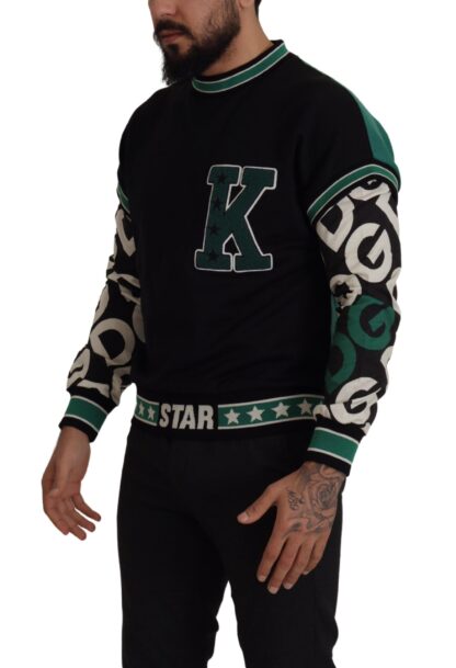 Dolce & Gabbana - Regal Crewneck Pullover Sweater - Black & Green