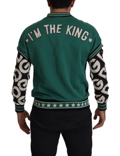 Dolce & Gabbana - Regal Crewneck Pullover Sweater - Black & Green