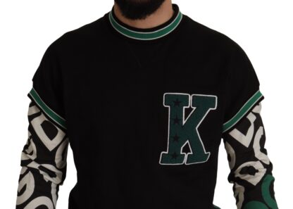 Dolce & Gabbana - Regal Crewneck Pullover Sweater - Black & Green