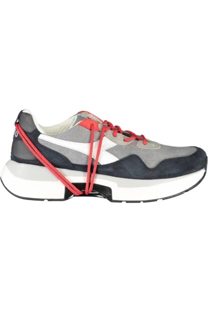 Diadora - Gray Fabric Men Sneaker