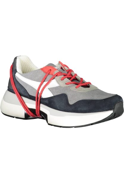 Diadora - Gray Fabric Men Sneaker