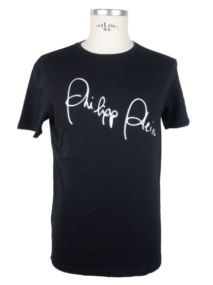 Philipp Plein - Black Cotton Men T-Shirt