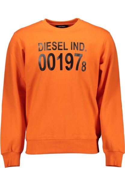 Diesel - Orange Cotton Men Sweater