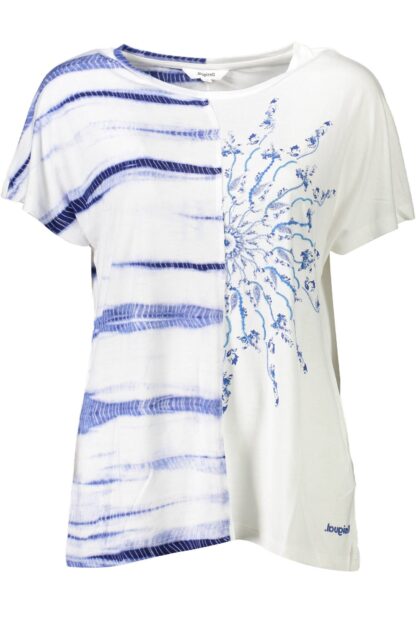 Desigual - White Viscose Women T-Shirt