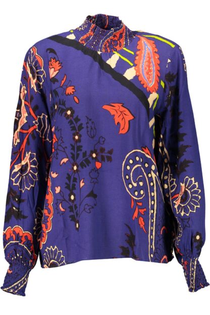 Desigual - Blue Viscose Women Shirt