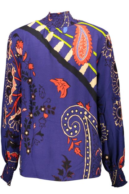 Desigual - Blue Viscose Women Shirt