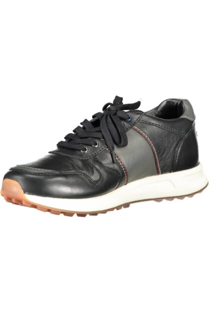 U.S. POLO ASSN. - Black Eco Leather Men Sneaker